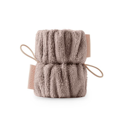 Mon Mou Soft Hands Bands Taupe Мягкие браслеты для умывания с шелковой вставкой (Серо-бежевый)