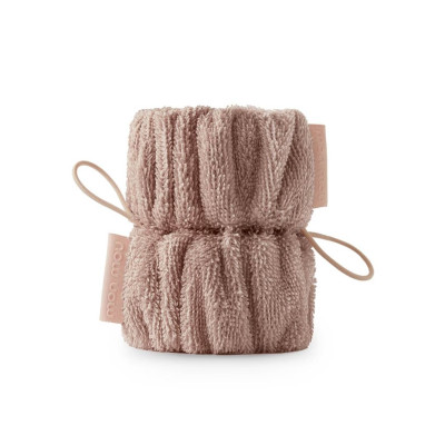 Mon Mou Soft Hands Bands Beige Мягкие браслеты для умывания с шелковой вставкой (бежевый)