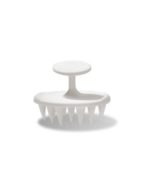 Mon Mou Soft Scrub Brush White Силиконовая щетка для очищения кожи головы (Белый)