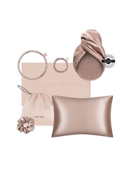 Mon Mou Soft Silk Set Beige Подарочный набор Бежевый