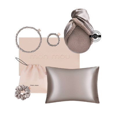 Mon Mou Soft Silk Set Taupe Подарочный набор Серо-бежевый