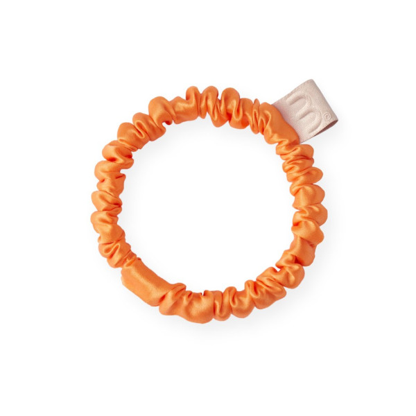 Mon Mou Slim Silk Scrunchie Orange Тонка шовкова резинка (помаранчевий)