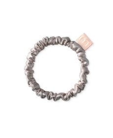 Mon Mou Silk Slim Scrunchie Taupe Тонка резинка з натурального шовку (Сіро-бежевий) - Написати відгук