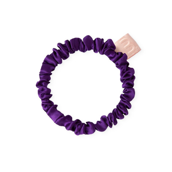 Mon Mou Slim Silk Scrunchie Purple Тонка шовкова резинка (фіолетовий)