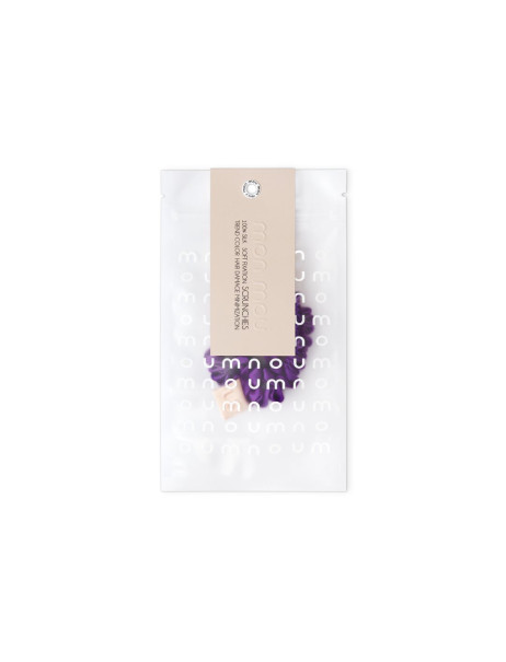Mon Mou Slim Silk Scrunchie Purple Тонка шовкова резинка (фіолетовий)