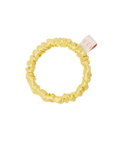 Mon Mou Silk Slim Scrunchie Yellow Тонка резинка з натурального шовку (Жовтий) - Написати відгук