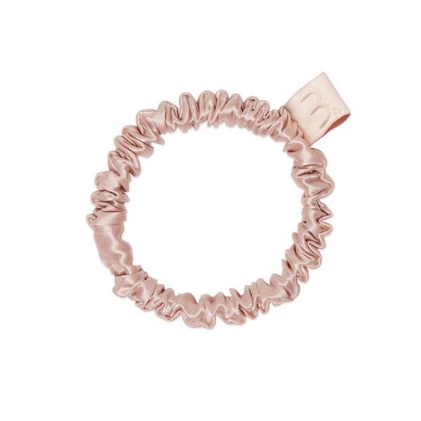 Mon Mou Silk Slim Scrunchie Nude Тонка резинка з натурального шовку (Нюдовий)