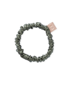 Mon Mou Silk Slim Scrunchie Olive Тонка резинка з натурального шовку (Оливковий) - Написати відгук