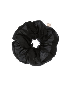 Mon Mou Volume Silk Scrunchie Black Супероб'ємна резинка з натурального шовку (Чорний) - Написати відгук