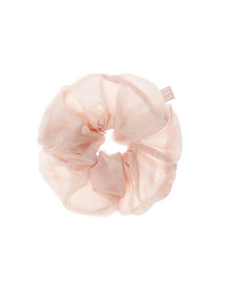 Mon Mou Volume Silk Scrunchie Nude Супероб'ємна резинка з натурального шовку (Нюдовий)