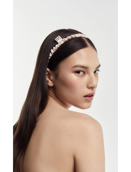 Hair Hoop Kit белый-нюдовый Mon Mou
