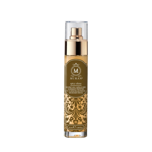 Muran Spicy Shiny Hair and Body Spray Oil Олія-спрей 4-в-1 для захисту та сяйва волосся та тіла