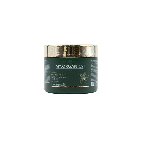 My.Organics My.Luxe Hair Mask Pure Gold and Neroli Висококондиціонуюча маска, що живить волосся та надає об'єму