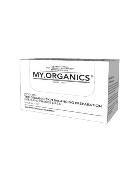 My.Organics My.Scalp The Organic Skin Balancing Preparation 12 Vials Box Концентрированный фермент пилинга для очень деликатного очищения кожи головы