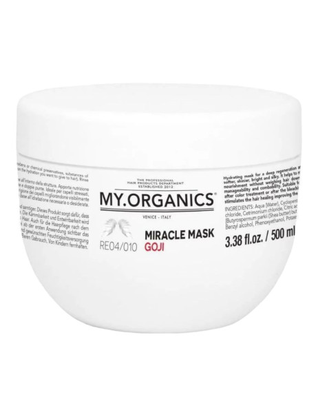 My.Organics Resurrection Miracle Mask Увлажняющая и восстанавливающая маска для волос