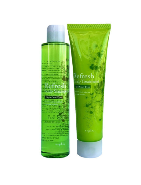 Napla Refresh Shampoo and Pack Шампунь і маска для чутливої шкіри голови