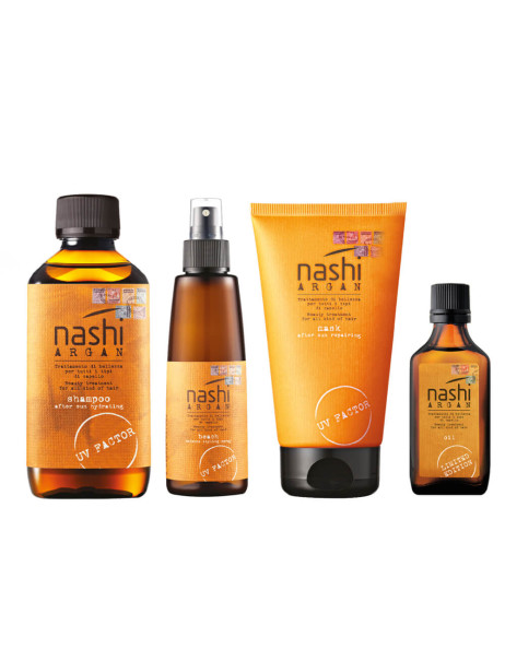 Nashi Argan Sun Line Hair Set Beach Набор средств для борьбы с негативным воздействием солнца на волосы