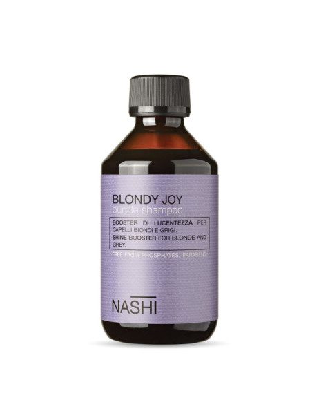 Nashi Argan Blondy Joy Purple Shampoo Пурпурный шампунь для осветленных волос