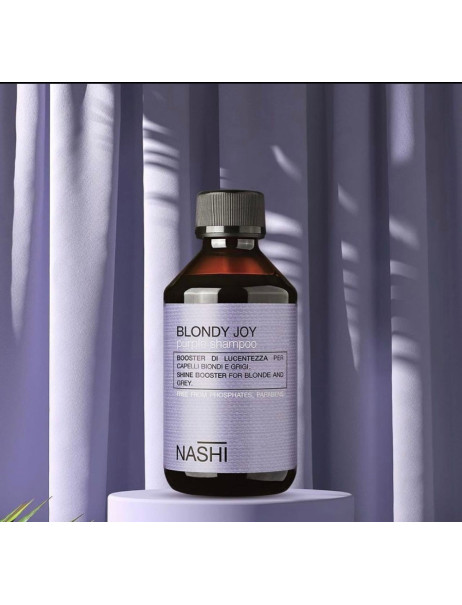 Nashi Argan Blondy Joy Purple Shampoo Пурпурный шампунь для осветленных волос