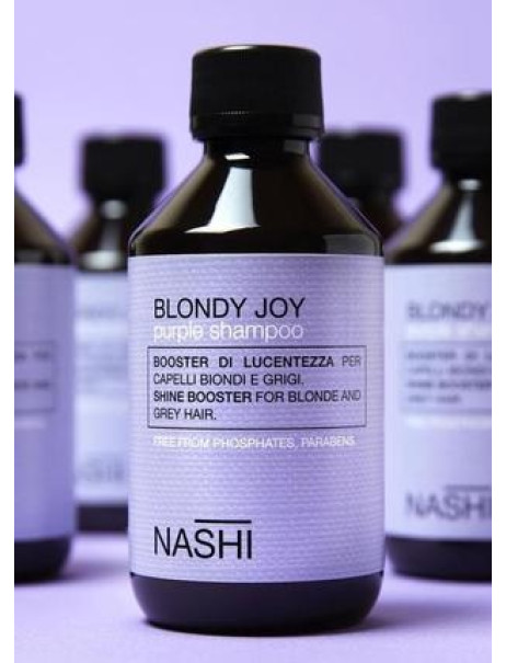 Nashi Argan Blondy Joy Purple Shampoo Пурпурный шампунь для осветленных волос