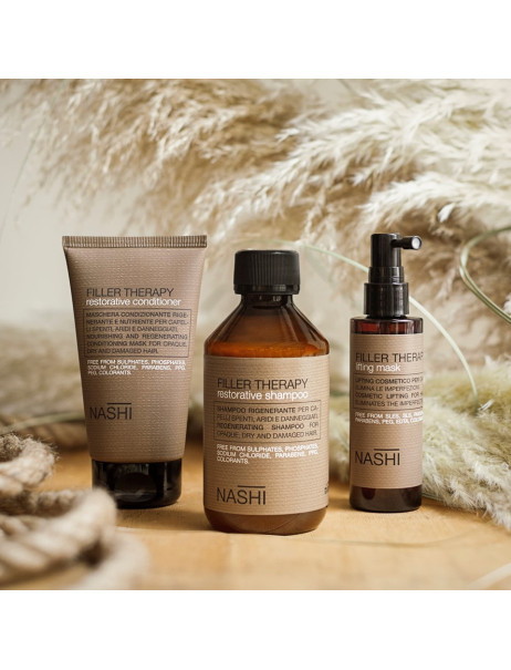 Nashi Argan Filler Therapy Restorative Shampoo тонизирующий шампунь