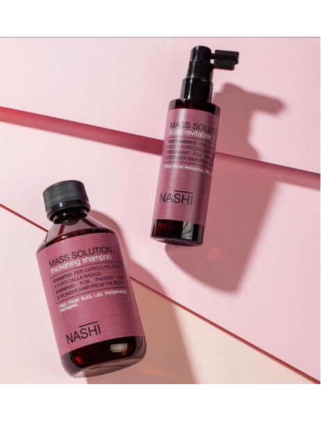 Утолщающий шампунь для волос Nashi Argan Mass Solution
