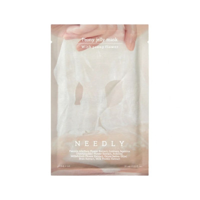 Needly Peony Jelly Mask Осветляющая тканевая маска для лица