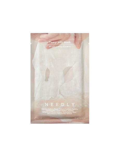 Needly Peony Jelly Mask Осветляющая тканевая маска для лица