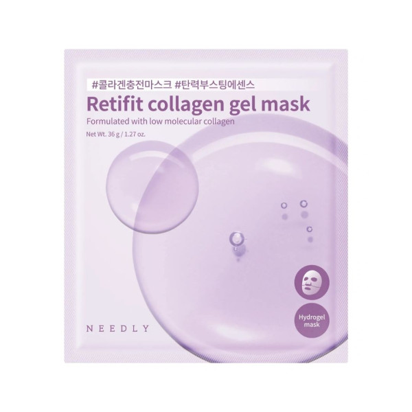 Needly Retifit Collagen Gel Mask Гідрогелева маска з колагеном та ретинолом