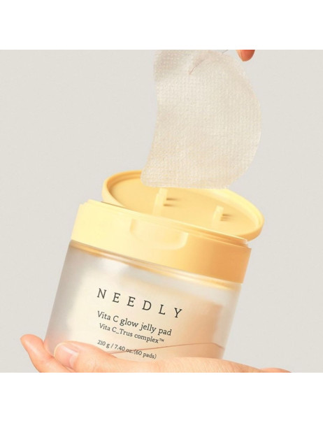 Needly Vita C Glow Jelly Pad Зволожувальні тонер-пади для сяйва шкіри
