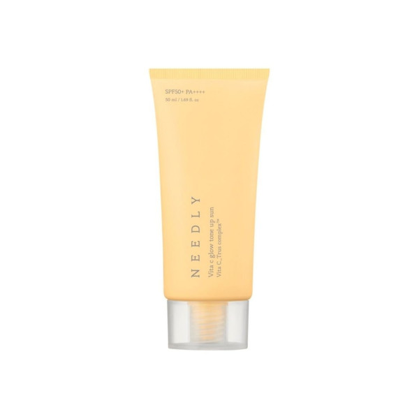 Needly Vita C Glow Tone Up Sun SPF 50+ PA++++ Сонцезахисний крем з ефектом освітлення та сяйва