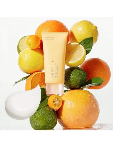 Needly Vita C Glow Tone Up Sun SPF 50+ PA++++ Солнцезащитный крем с эффектом осветления и сияния