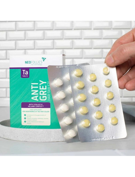 Neofollics Hair Technology Anti Grey Hair Tablets Таблетки против седых волос БАД