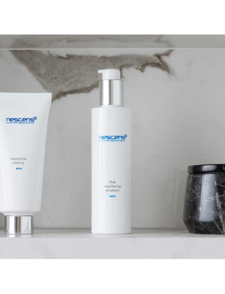 Nescens PHA Resurfacing Emulsion Body Вирівнююча емульсія з PHA для тіла