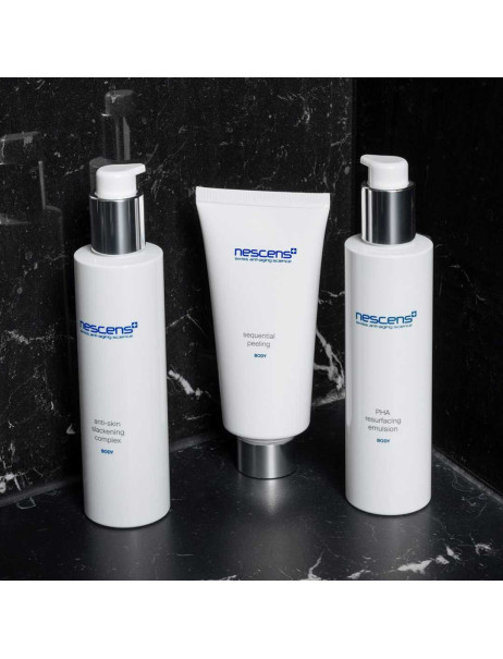 Nescens Sequential Peeling Body Пилинг с тройным действием для тела