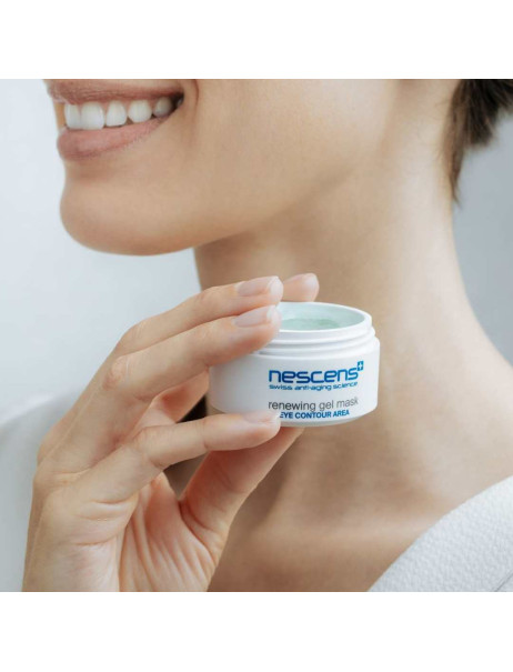 Nescens Renewing Gel Mask Eye Contour Area Освіжаюча маска-гель для шкіри навколо очей