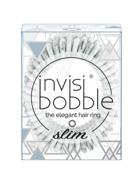 Invisibobble Slim Marblelous You're Greyt Гумка-браслет для волосся