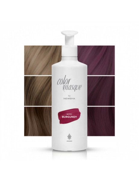 Newsha Color Masque Berry Burgundy Цветная маска бургундские ягоды