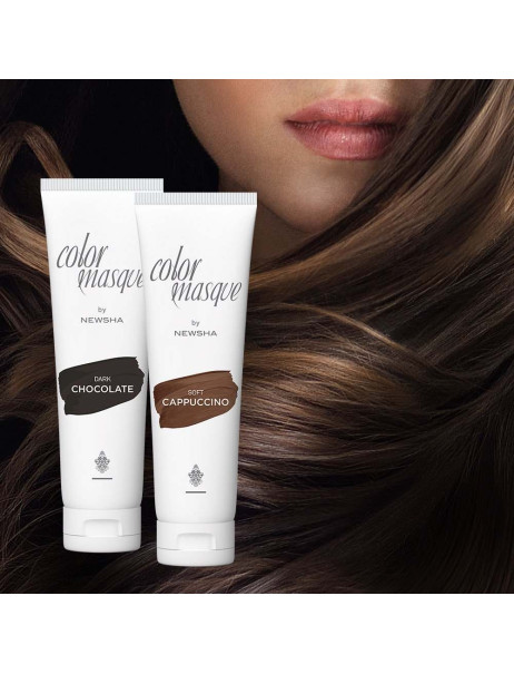 Newsha Color Masque Dark Chocolate Цветная маска темный шоколад