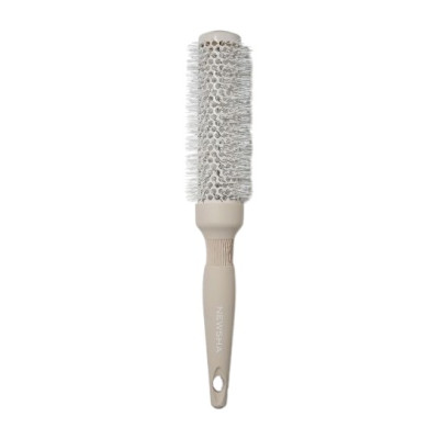 Newsha Deluxe Round Brush Extralong 33 мм Круглий браш, бежевий 