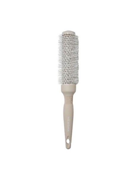 Newsha Deluxe Round Brush Extralong 33 мм Круглый браш, бежевый