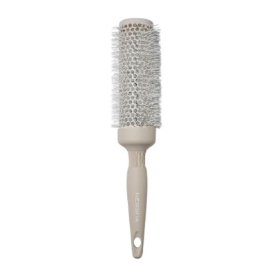 Newsha Deluxe Round Brush Extralong 43 мм Круглый браш, бежевый 