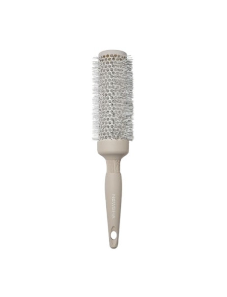 Newsha Deluxe Round Brush Extralong 43 мм Круглый браш, бежевый
