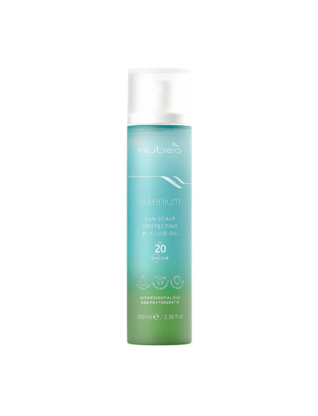 Nubea Solenium Sun Scalp Protecting Bi-Fluid Oil SPF20 Двухфазный защитный флюид для скальпа