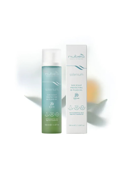 Nubea Solenium Sun Scalp Protecting Bi-Fluid Oil SPF20 Двухфазный защитный флюид для скальпа