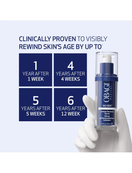 Obagi Nu-Gen Cellular Renewal Nad+ Longevity Serum Регенеруюча сироватка-бустер для омолодження, відновлення та ліфтингу шкіри