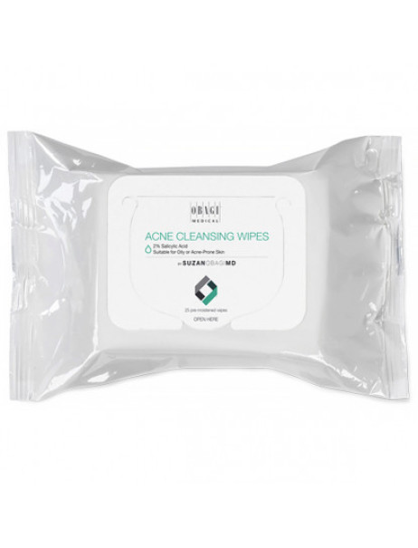Obagi SUZANOBAGIMD Acne Cleansing Wipes Очищуючі серветки (25 шт)