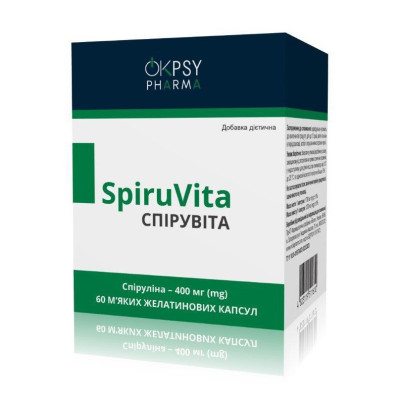 OkPsy Pharma SpiruVita Спирулина для закрытия минеральных дефицитов