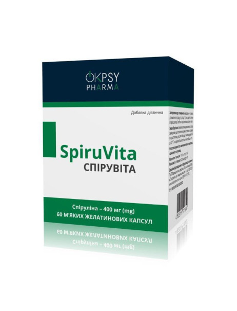 OkPsy Pharma SpiruVita Спирулина для закрытия минеральных дефицитов