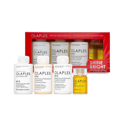 Olaplex Shine Bright Kit Retail Holiday 2021 Набір Осліплююче сяйво